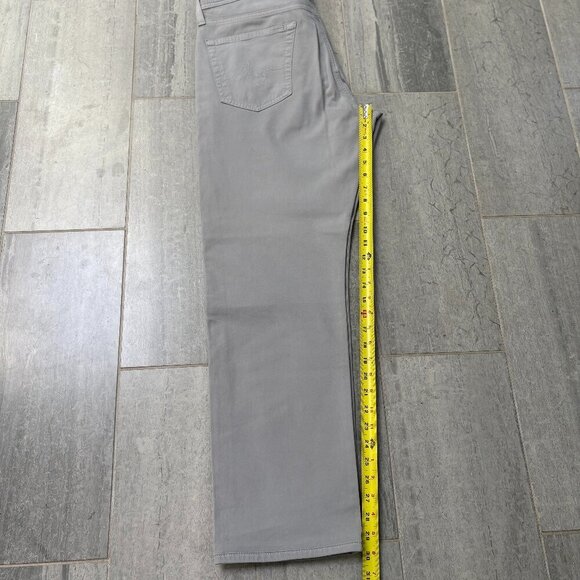 AG Adriano Goldschmied The Graduate Tailored Leg Light Gray Jeans Size 36 x 30 - Picture 6 of 7